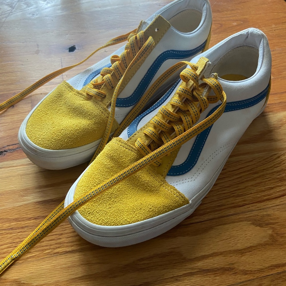 Vans Yellow and Blue Sneakers